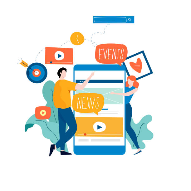 E-mail news, subscription, promotion flat vector illustration. Online news, news update, information about activities, events, company information and announcements design for mobile and web graphics